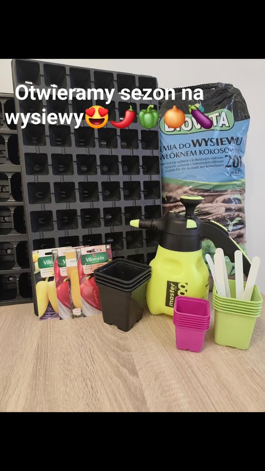 #wysiewy #papryka #bakłażan #ogród