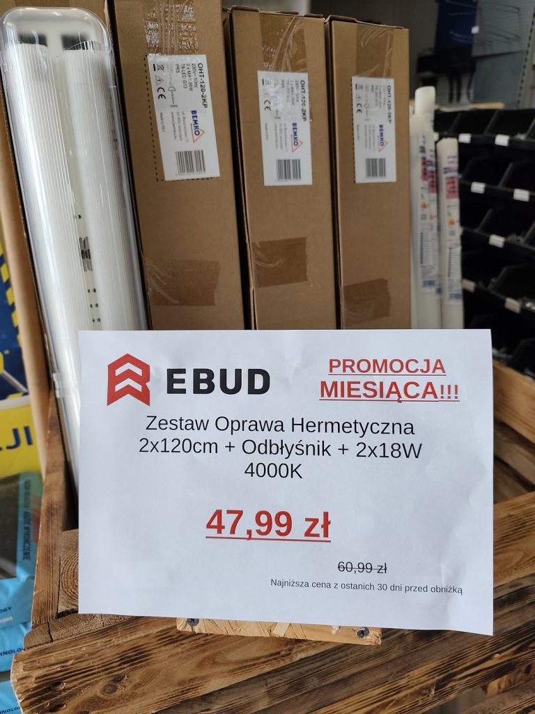 Promocja miesiąca #sierpień Zapraszamy do Ebud Trzebinia, ulica Piłsudskiego
